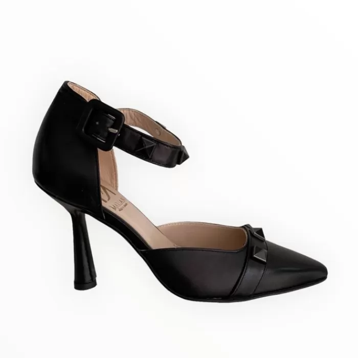 Marian High Heels- Black Leather Shoe