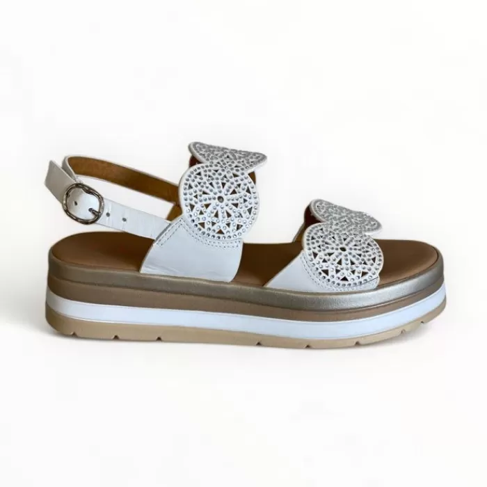 REPO Sandals- White Flatform Sandal