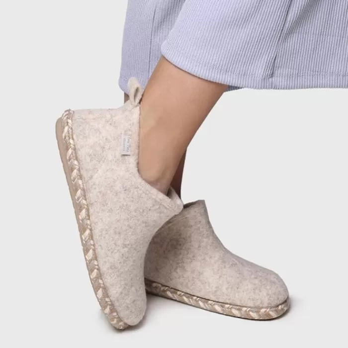 Toni Pons Slippers- Duna-Fp Ecru
